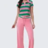 Stripe Embroidered Baby Polo